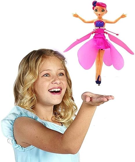 Girls Fairy Princess Doll Flying Aero craft Kids Toy