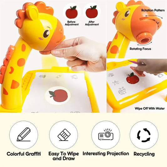 Painting Drawing Activity Kit Projector Table  (Big Size)