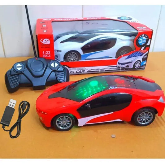 3D Model Remote Control Car with Light & Flashing